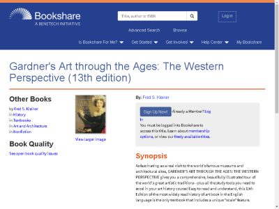 Thumbnail for Gardner's Art through the Ages: The Western Perspective (13th edition) resource