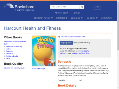 Thumbnail for Harcourt Health and Fitness resource
