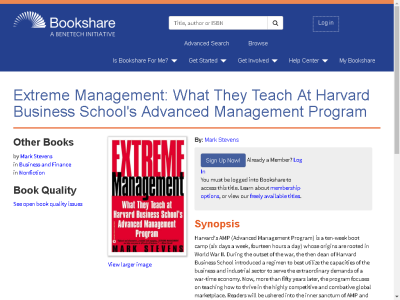 Thumbnail for Extreme Management: What They Teach At Harvard Business School's Advanced Management Program resource