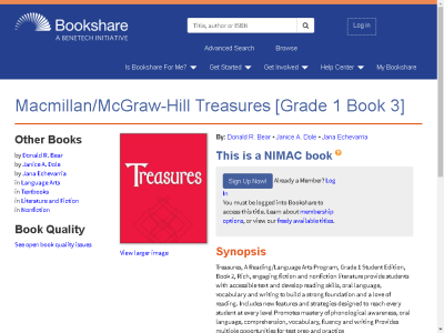Thumbnail for Macmillan/McGraw-Hill Treasures [Grade 1 Book 3] resource