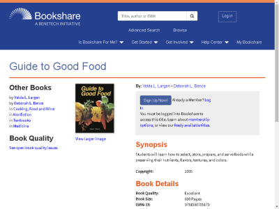 Thumbnail for Guide to Good Food resource