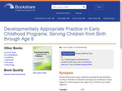 Thumbnail for Developmentally Appropriate Practice in Early Childhood Programs: Serving Children from Birth through Age 8 resource