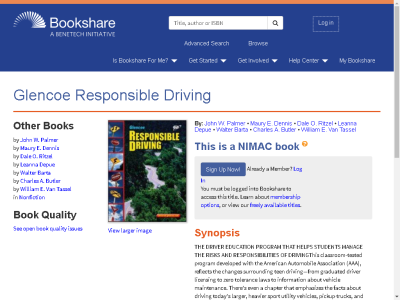 Thumbnail for Glencoe Responsible Driving resource