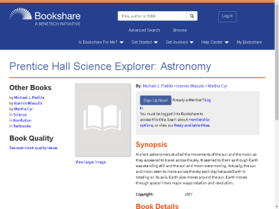 Thumbnail for Prentice Hall Science Explorer: Astronomy resource