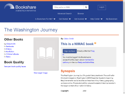 Thumbnail for The Washington Journey resource