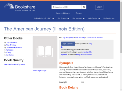 Thumbnail for The American Journey (Illinois Edition) resource