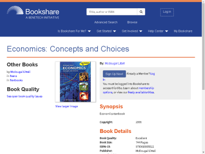 Thumbnail for Economics: Concepts and Choices resource