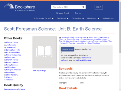 Thumbnail for Scott Foresman Science: Unit B: Earth Science resource