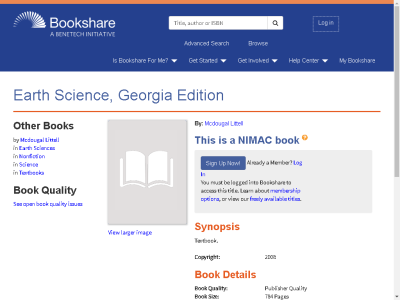 Thumbnail for Earth Science, Georgia Edition resource
