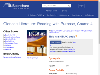 Thumbnail for Glencoe Literature: Reading with Purpose, Course 4 resource