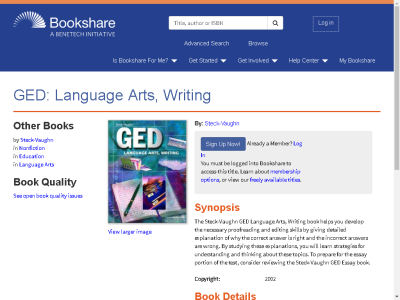 Thumbnail for GED: Language Arts, Writing resource