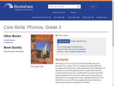 Thumbnail for Core Skills: Phonics, Grade 3 resource