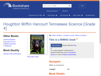 Thumbnail for Houghton Mifflin Harcourt Tennessee Science [Grade 4] resource