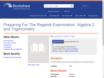 Thumbnail for Preparing For The Regents Examination: Algebra 2 and Trigonometry resource