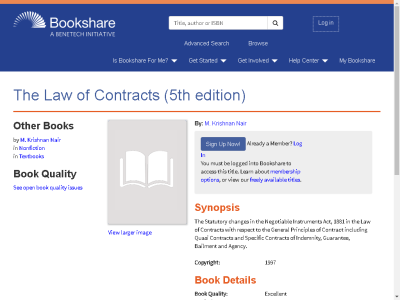 Thumbnail for The Law of Contracts (5th edition) resource