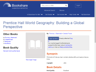 Thumbnail for Prentice Hall World Geography: Building a Global Perspective resource
