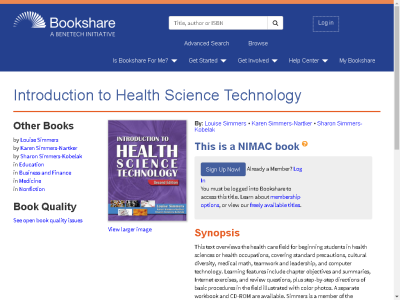 Thumbnail for Introduction to Health Science Technology resource