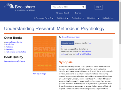 Thumbnail for Understanding Research Methods in Psychology resource