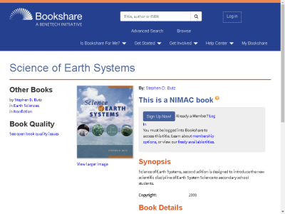 Thumbnail for Science of Earth Systems resource