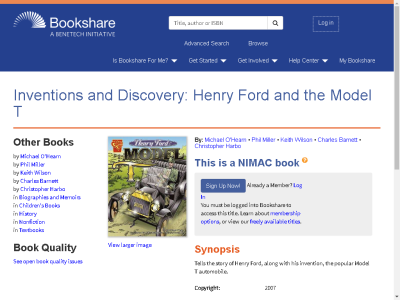 Thumbnail for Inventions and Discovery: Henry Ford and the Model T resource