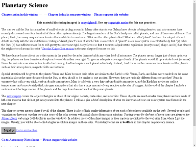 Thumbnail for Planetary Science resource