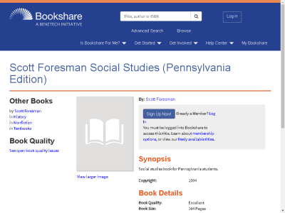Thumbnail for Scott Foresman Social Studies (Pennsylvania Edition) resource