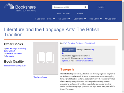 Thumbnail for Literature and the Language Arts: The British Tradition resource