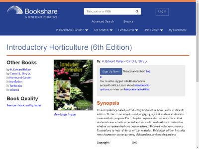 Thumbnail for Introductory Horticulture (6th Edition) resource
