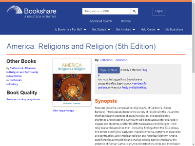 Thumbnail for America: Religions and Religion (5th Edition) resource