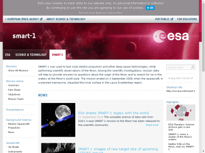 Thumbnail for ESA: SMART-1 resource