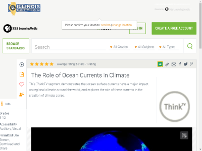 Thumbnail for The Role of Ocean Currents in Climate resource