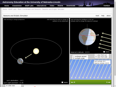 Thumbnail for Seasons and Ecliptic Simulator resource