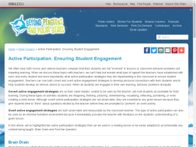 Thumbnail for Active Participation: Ensuring Student Engagement resource