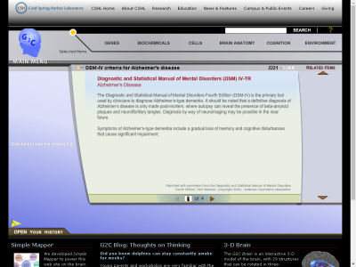 Thumbnail for DSM-IV criteria for Alzheimer's disease resource