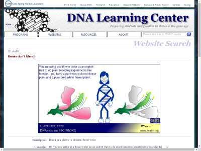 Thumbnail for Problem 3: Genes don't blend. resource