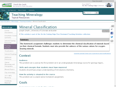 Thumbnail for Mineral Classification resource