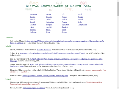 Thumbnail for Digital Dictionaries of South Asia resource