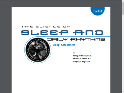 Thumbnail for The Science of Sleep and Daily Rhythms resource