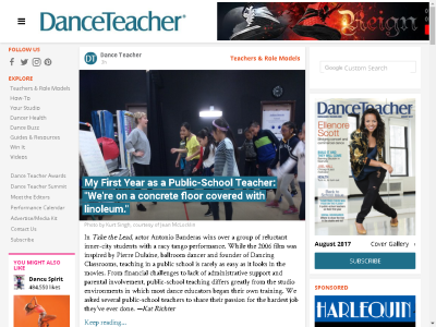 Thumbnail for Dance Teacher Magazine resource
