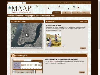 Thumbnail for Mapping the African American Past resource