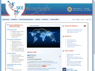 Thumbnail for SICE: Foreign Trade Information System resource