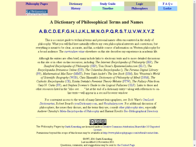 Thumbnail for A Dictionary of Philosophical Terms and Names resource