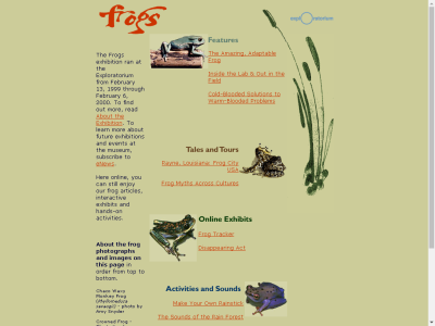 Thumbnail for Exploratorium: Frogs resource