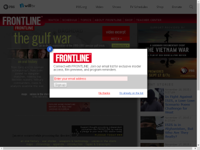 Thumbnail for Frontline: The Gulf War resource