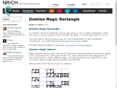 Thumbnail for Domino Magic Rectangle resource