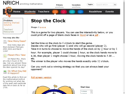 Thumbnail for Stop the Clock resource
