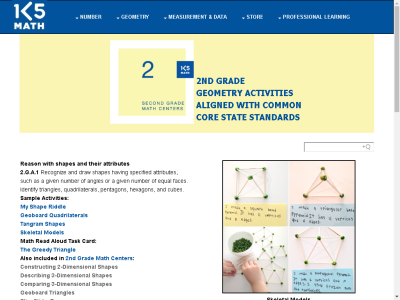 Thumbnail for 2nd Grade Geometry resource