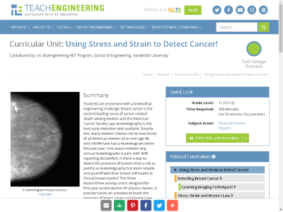 Thumbnail for Using Stress and Strain to Detect Cancer! resource