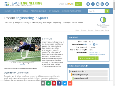 Thumbnail for Engineering in Sports resource
