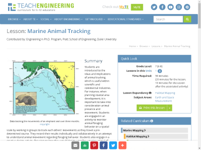 Thumbnail for Marine animal tracking resource